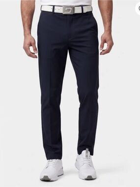 Men's Druids Clima Golf Trousers Pants Navy Blue